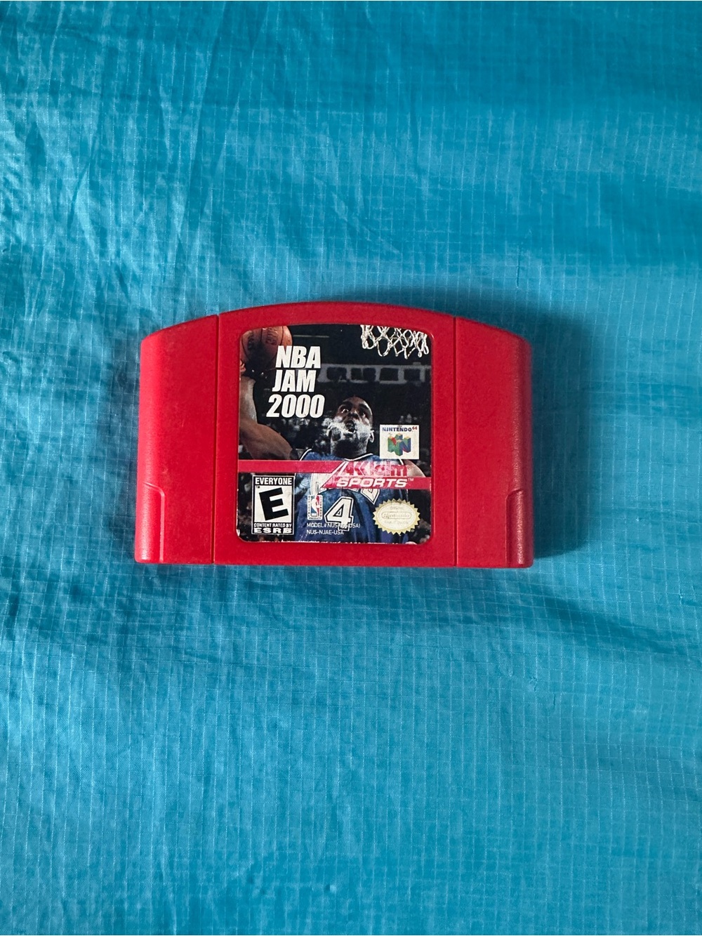Nintendo Red NBA Jam 2000 N64 Cartridge